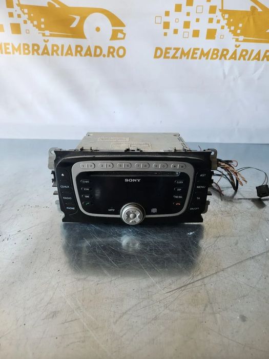 Radio Cd Cd Player Ford Mondeo Mk4 S Max C Max Dupa 2008 Cod VP6M2F-18C821-AE