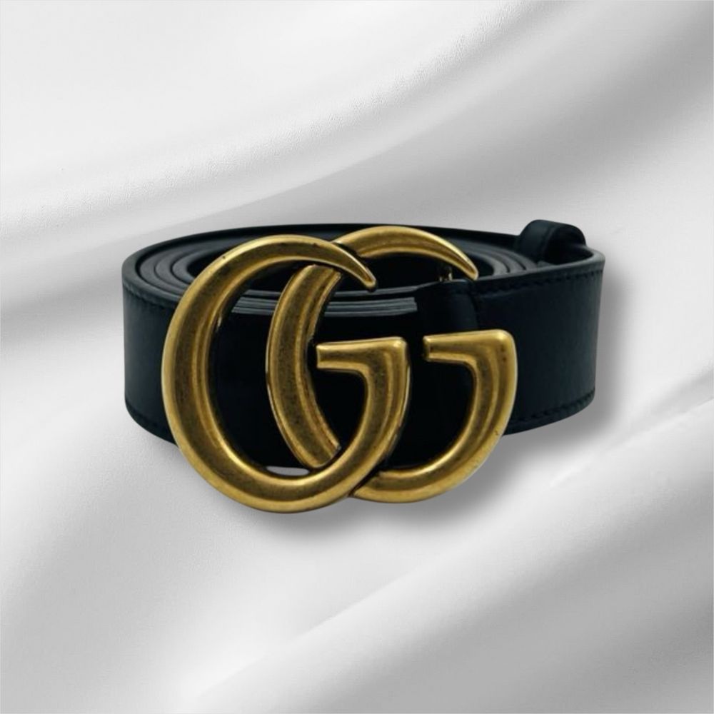 GUCCI модел G оригинален кожен колан