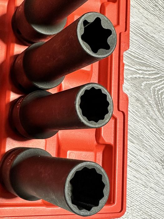 Trusa cu tubulare stelate si Torx de impact 3/4 12 laturi