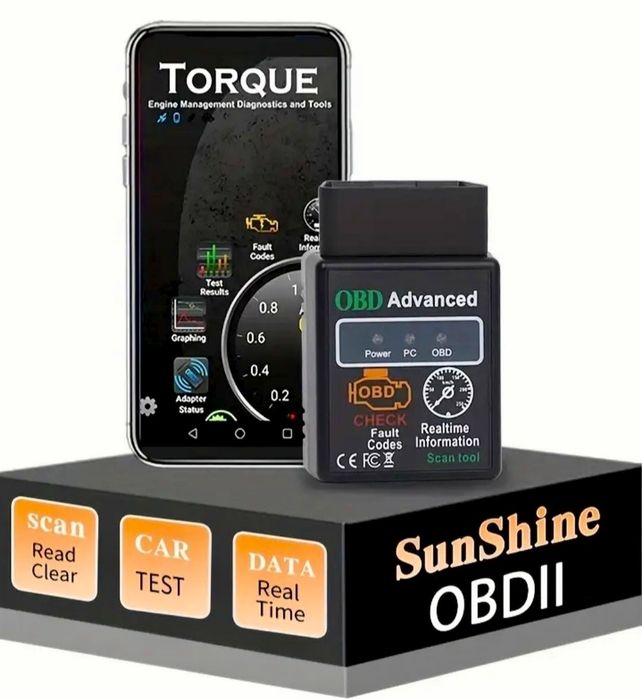 "Adaptor OBD2 Bluetooth pt. date motor și erori auto