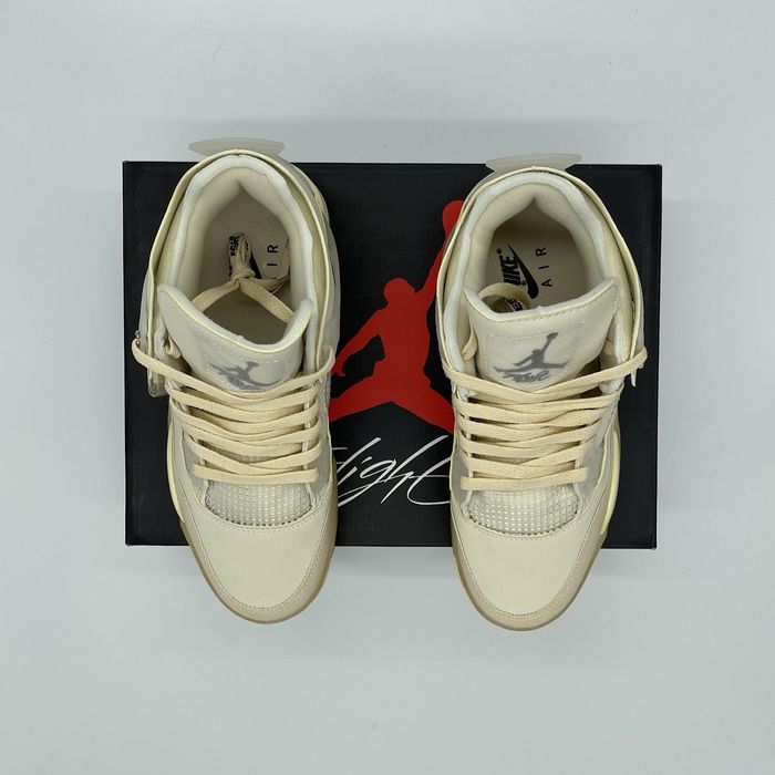 Nike Air Jordan 4 Off White - Marimi 37-48, Noi, Premium