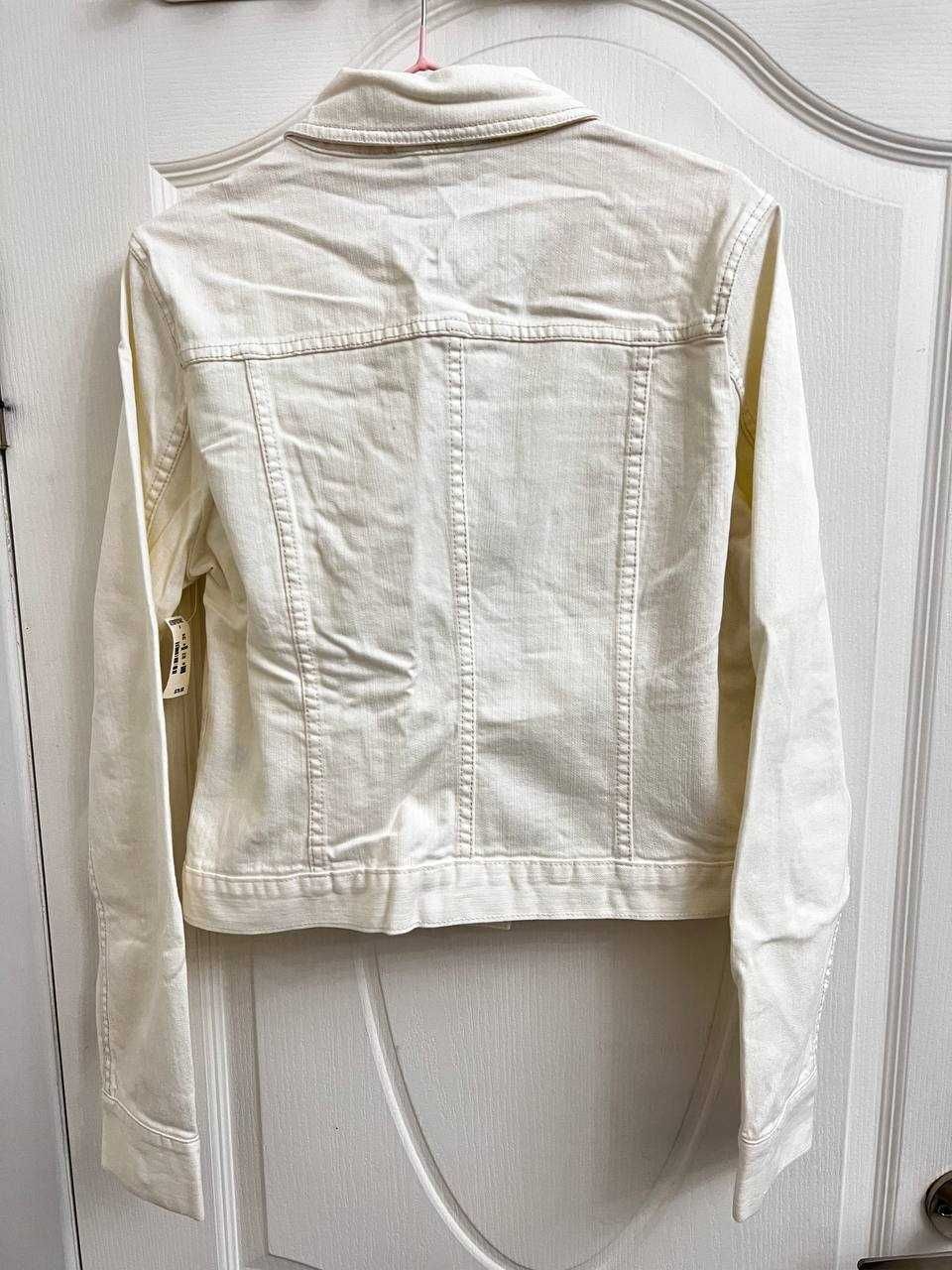 Новая белая джинсовая куртка Aeropostale (США), размер XL (48/52)