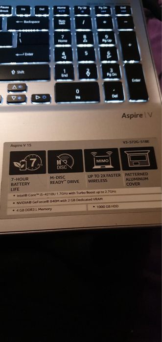 Laptop Acer Aspire V i5