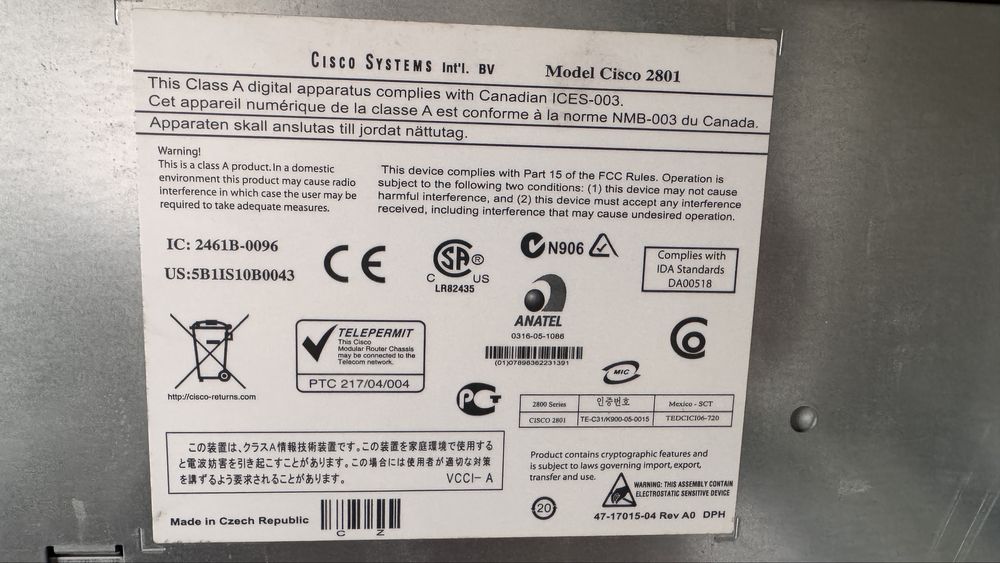 Router Cisco 2081 in stare perfecte de functionare