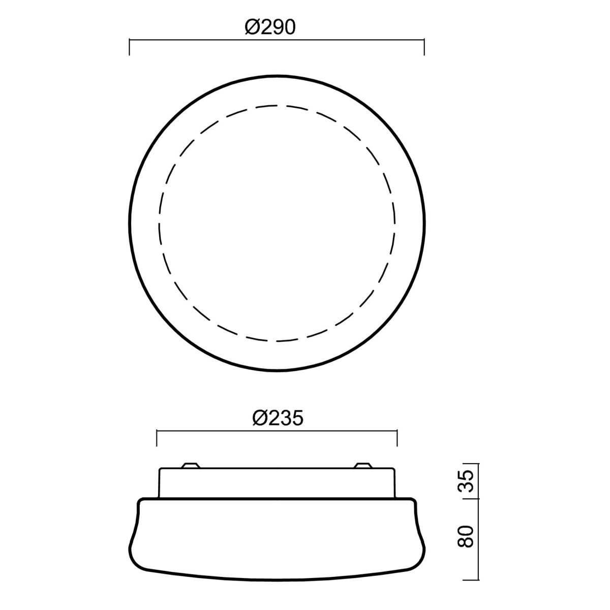 Plafoniera IKEA GASGRUND 29cm