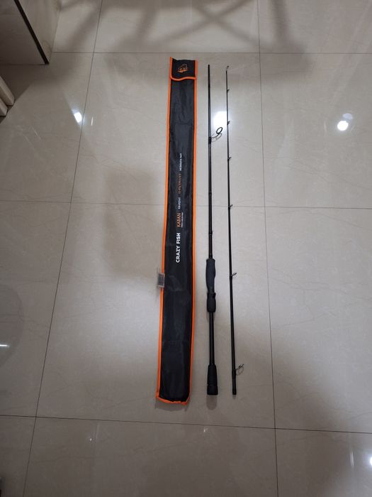 Lansetă spinning CRAZY FISH Kaban 209cm, 12-45g