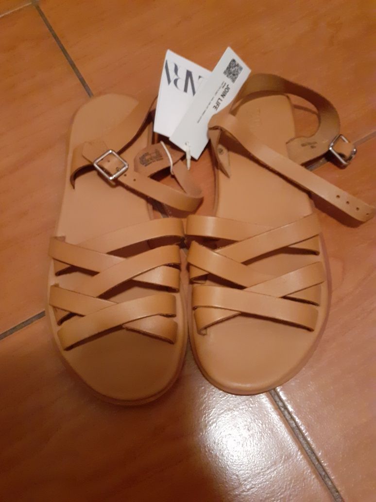 Sandale piele Zara nr 37