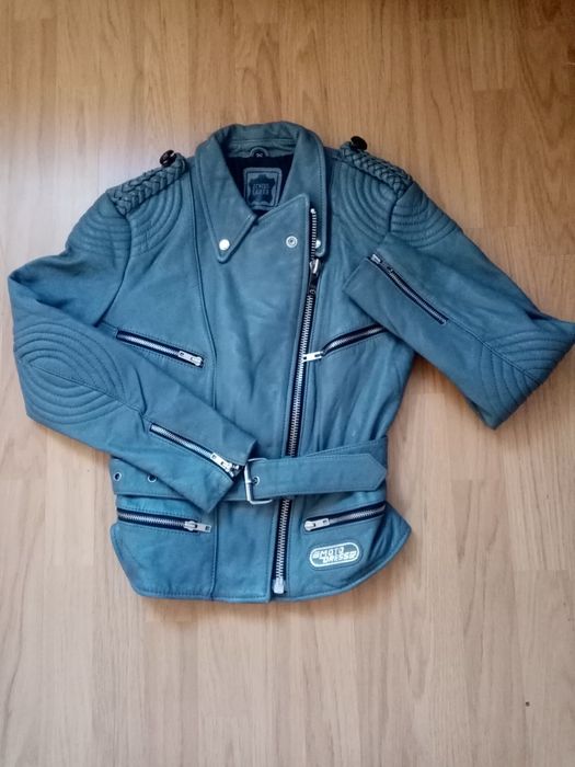 Geaca piele motociclist