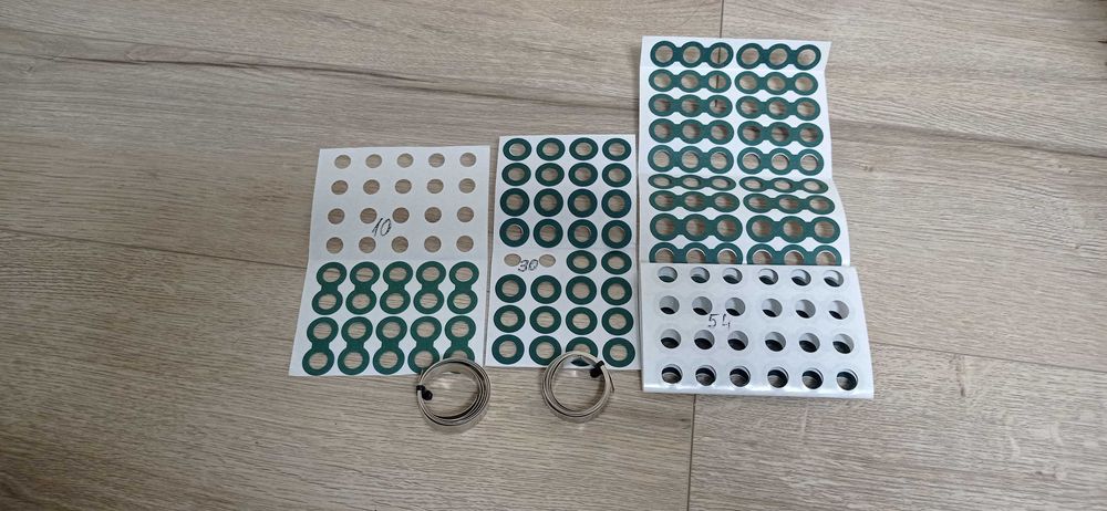 Garnitura de izolare 18650, NICHEL PUR 99,96% puritate, 0,20 x 10 mm