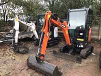 Miniexcavator picon sapaturi fundatie excavatie nivelare canal