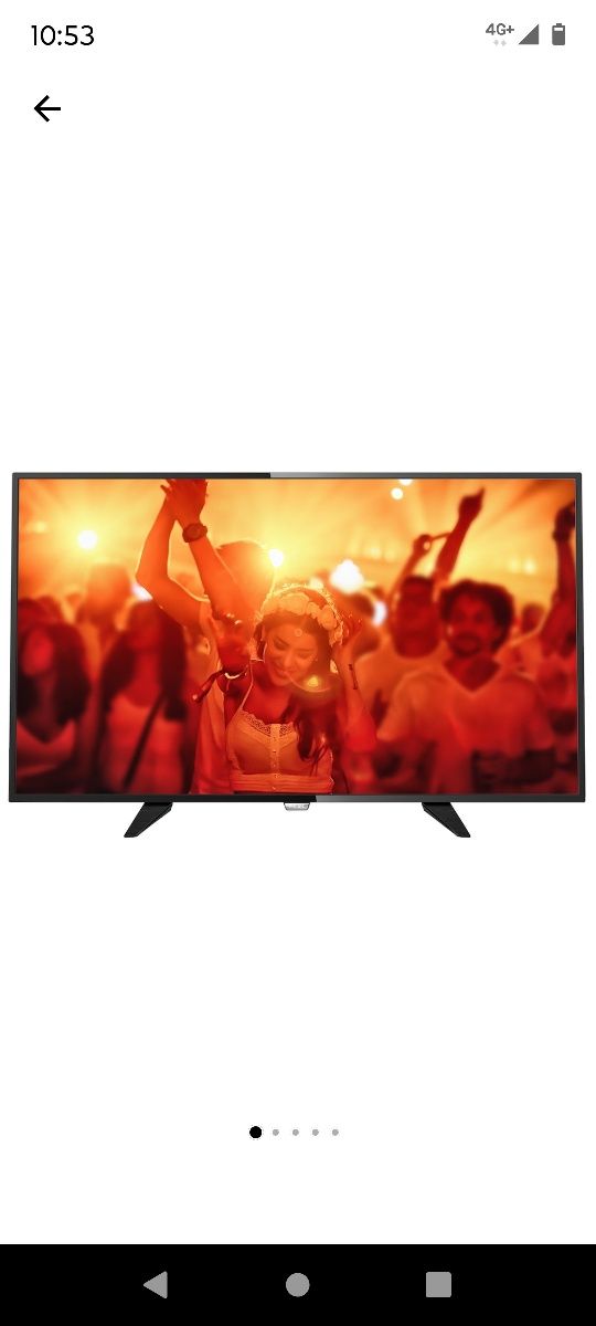 Televizor LED Philips, 80 cm, 32PHT4201/12, HD, Clasa A+