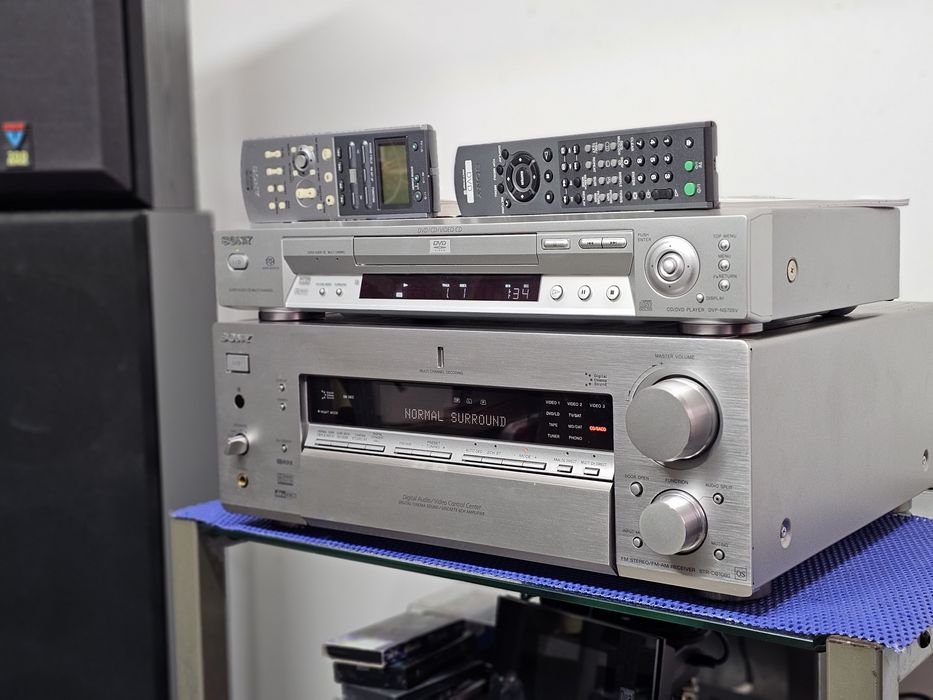 Receiver Sony STR-DB1080 QS +Dvd player DVP-NS705V cu telecomenzi