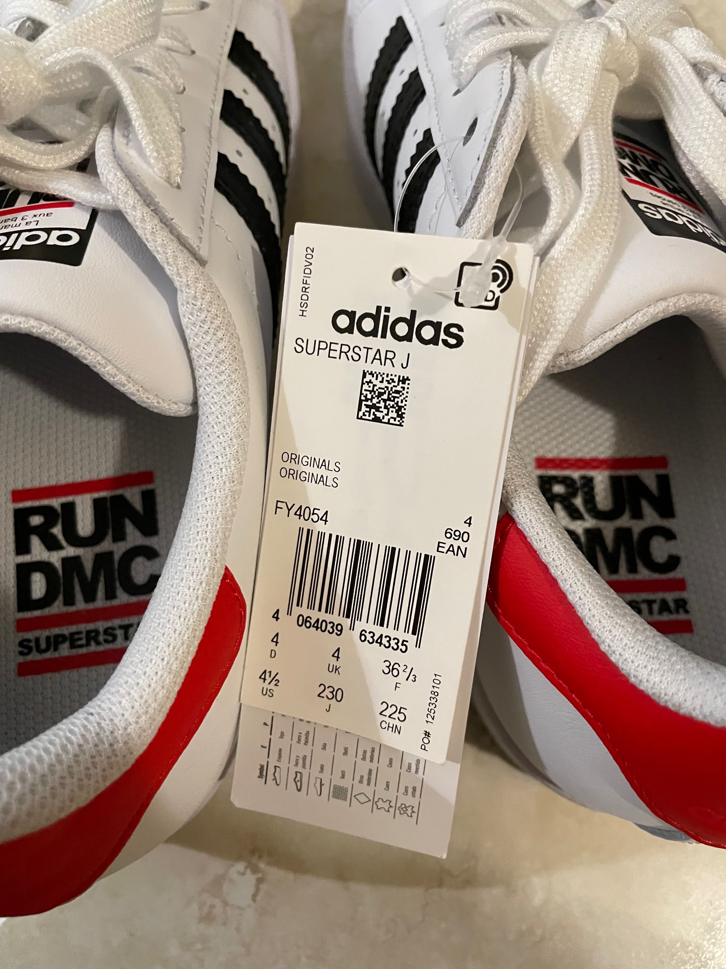 Adidas Run DMC Superstar - размер 36.5