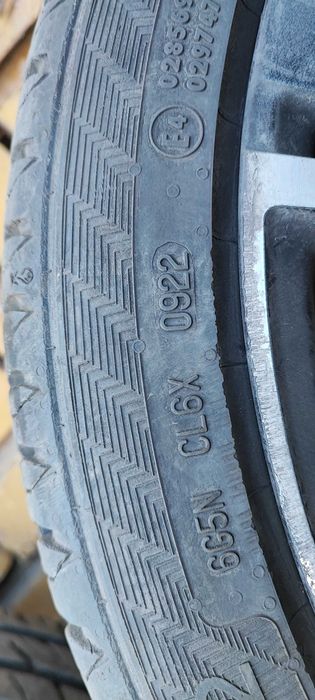 18 цола джанти 4 броя с летни гуми  225/40/18