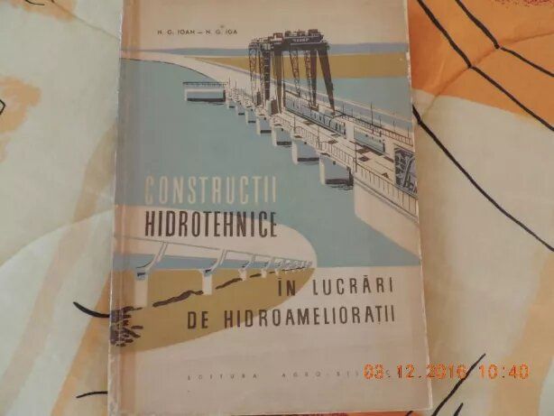 Constructii hidrotehnice in lucrari de hidroamelioratii