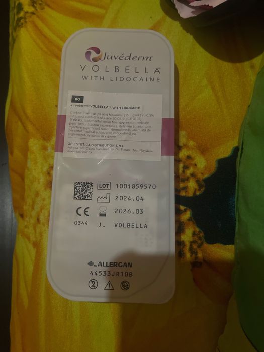 Acid hialuronic Juvederm Volbella with ,Lidocaine,expiră în 2026, 03