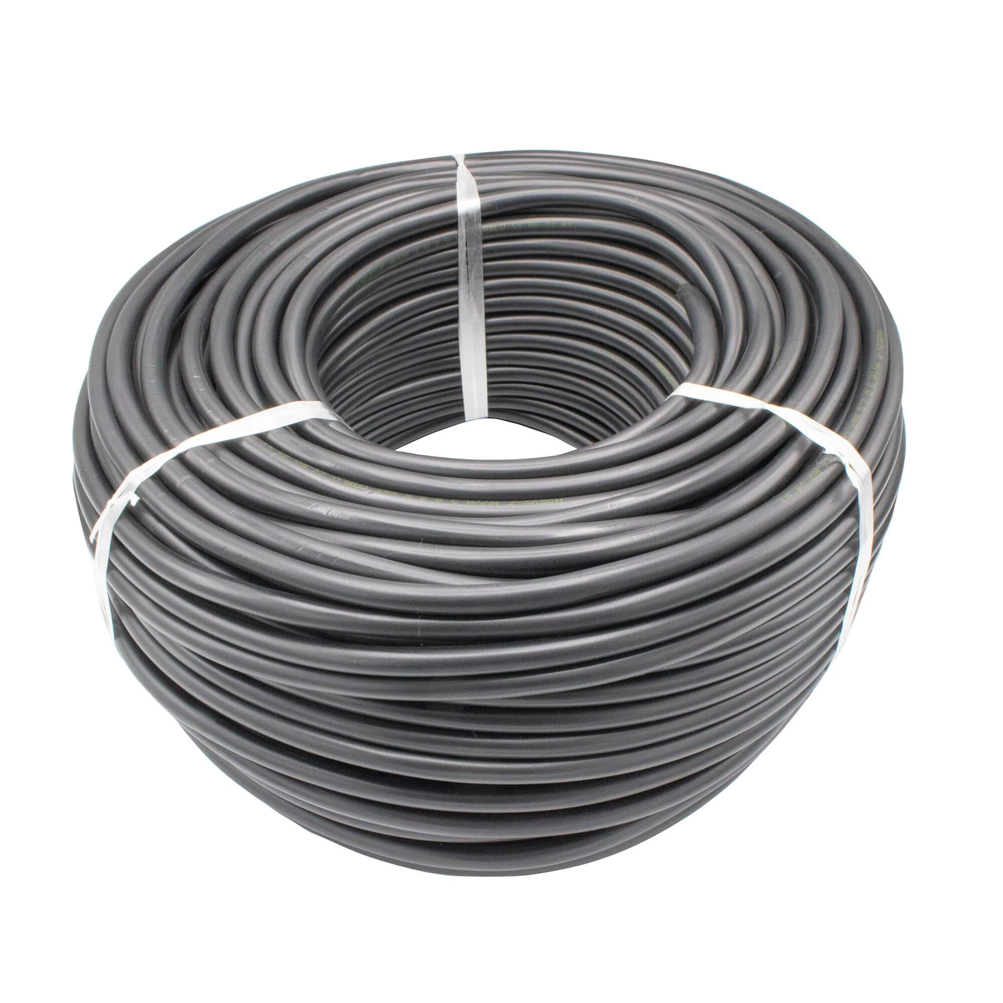 Cablu electric Premium 5x2.5 mm² negru MYYM/H05VV-F, 100 m
