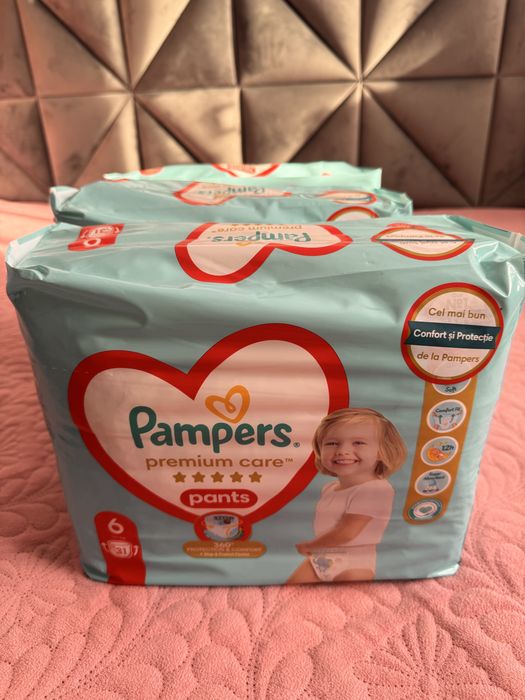 Set 10 baxuri pampers premium nr 6