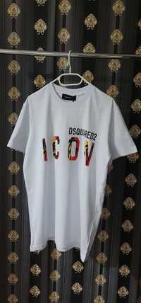 Tricou Off white / icon Dsquared2