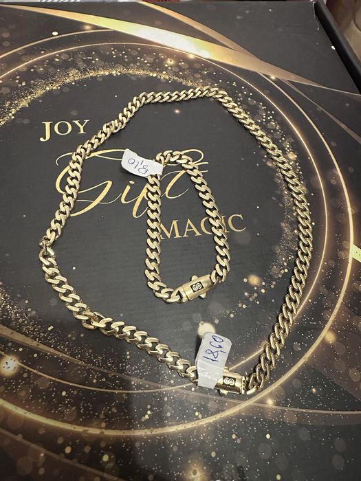 Set Bratara +Lant Monaco Cuban