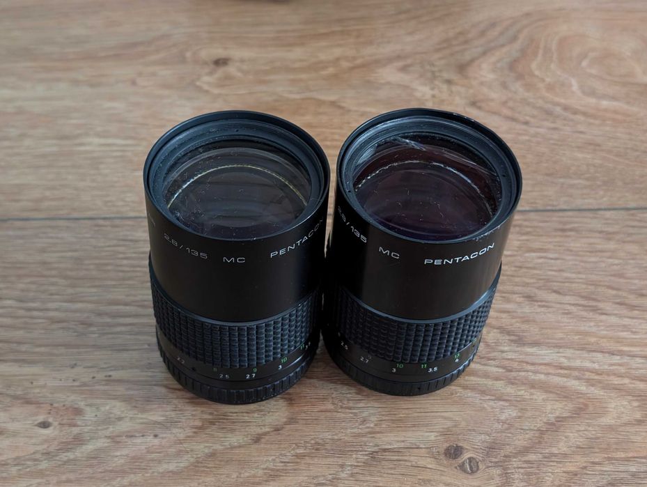 Pentacon Prakticar 2.8/135,  bellows etc vintage, de colectie