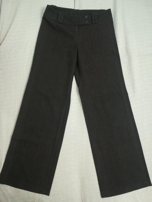 Зимен дебел дамски офис панталон размер М