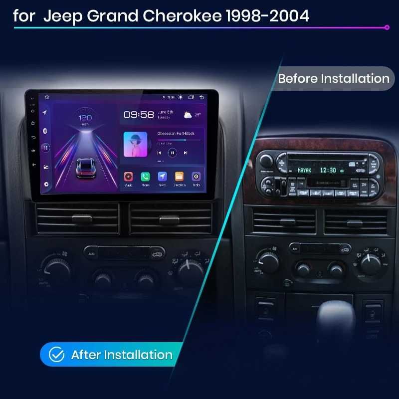 Jeep Grand Cherokee 1998-2004 Мултимедия Навигация Android