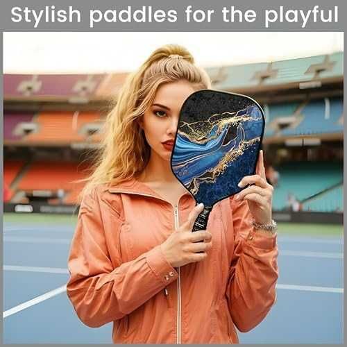 Нова Карбонова хилка за Pickleball с омекотен захват и стилен дизайн