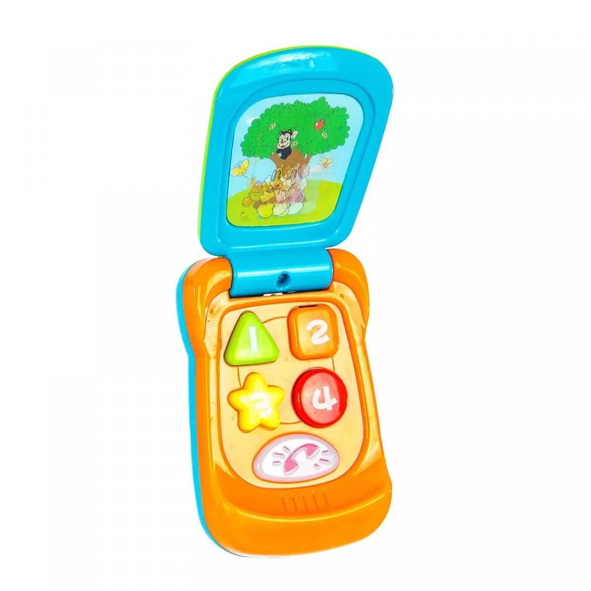 Детска играчка телефон с песнички на български език