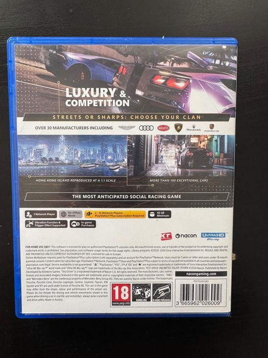 Testdrive unlimited Ps5