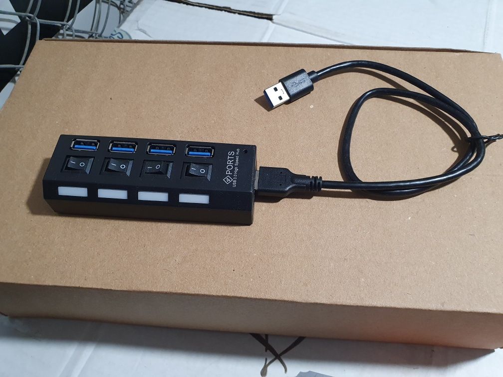 Hub retea USB 3.0 nou sigilat 4 porturi