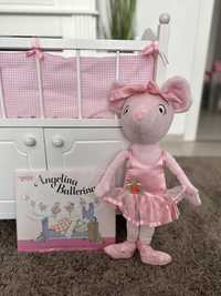 Jucarie de plus: simpatica Angelina Ballerina (45cm) + carte