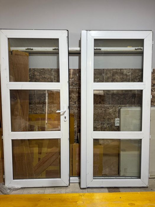 Качественные стеклянные двери ПВХ 180×200 см — выгодно