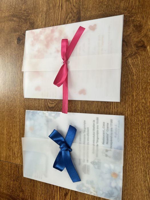 Invitatii pentru nunta sau botez
