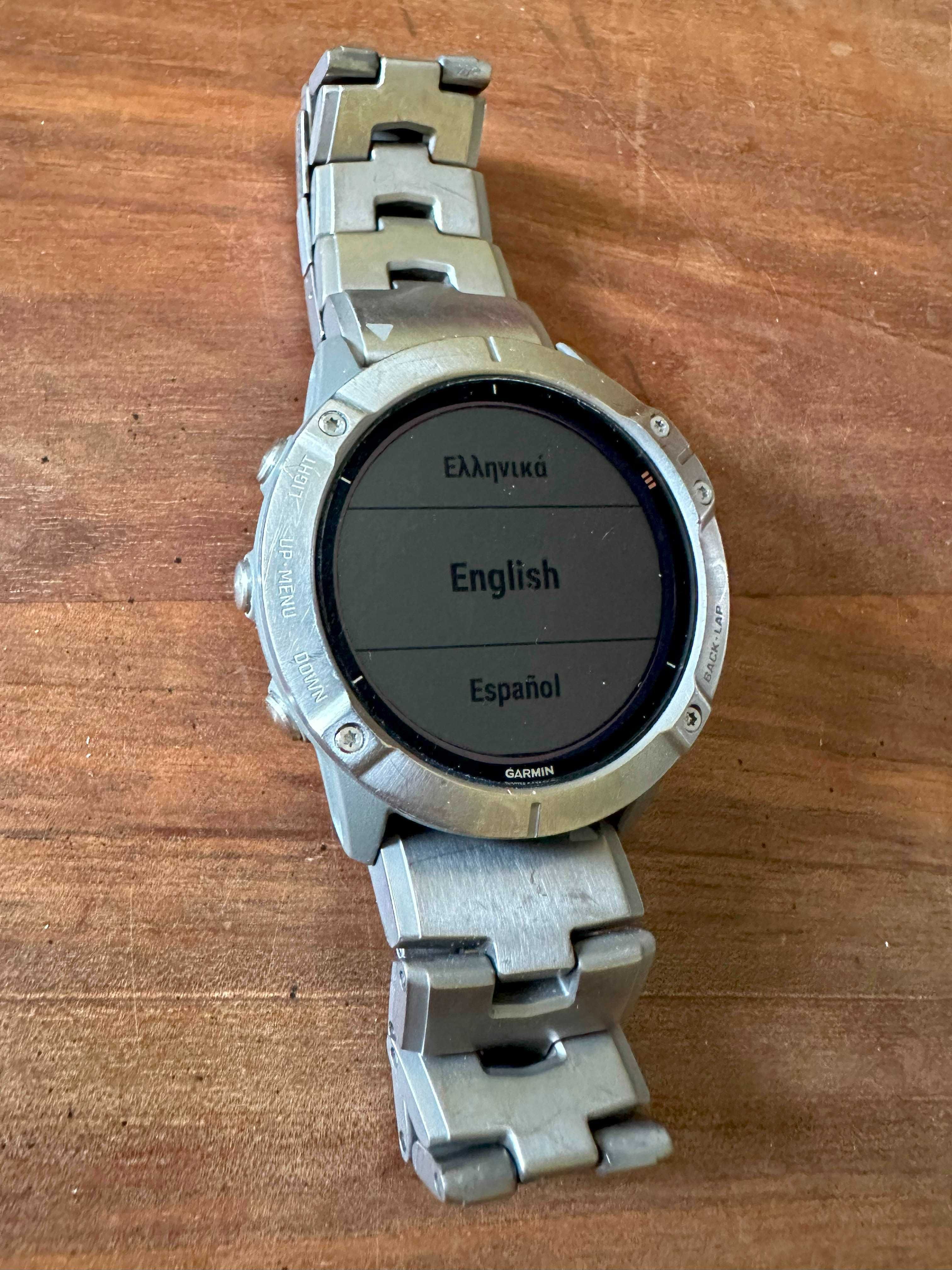 Garmin Fenix 6x Pro Solar Titanium