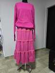 Hanorac fucsia, model din bumbac premium