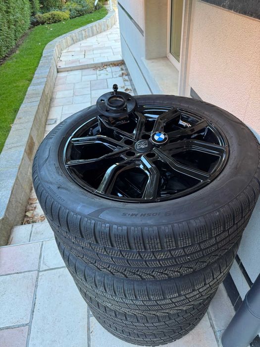 Зимни гуми + джанти PIRELLI P ZERO 245/50/19 на 1000 км пробег-Х3/Х4