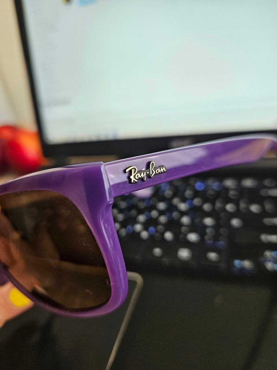 Ray ban лилави оригинални слънчеви очила за унисекс
