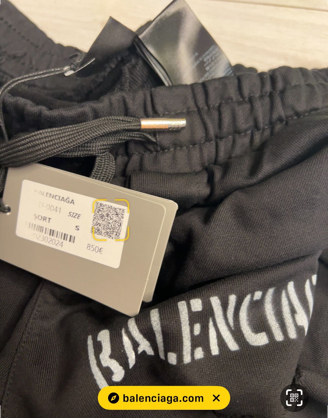 Pantaloni scurți balenciaga blk new Collection 2025