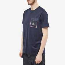 Tricou moncler bleumarin