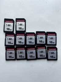 Продам SD карты 16GB Transcend