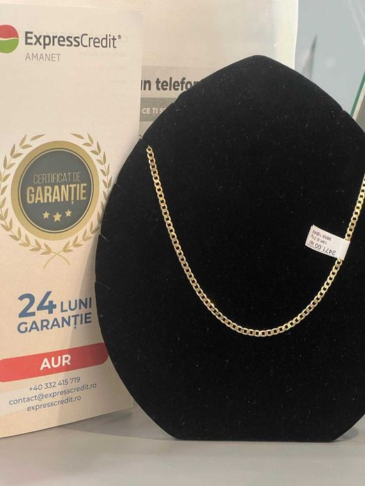 (Ag44 B9859) Lant aur 14K 6.77g