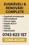 Zugrăveli & Renovări – Glet, Rigips, Zidărie, Fațade, Hidroizolații