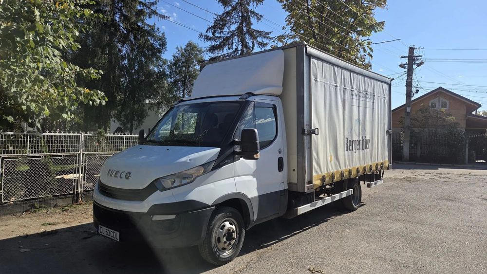 Iveco Daily 35-150 cu prelata si lift, cat B,  posibilitate leasing Stare foarte buna de functionare