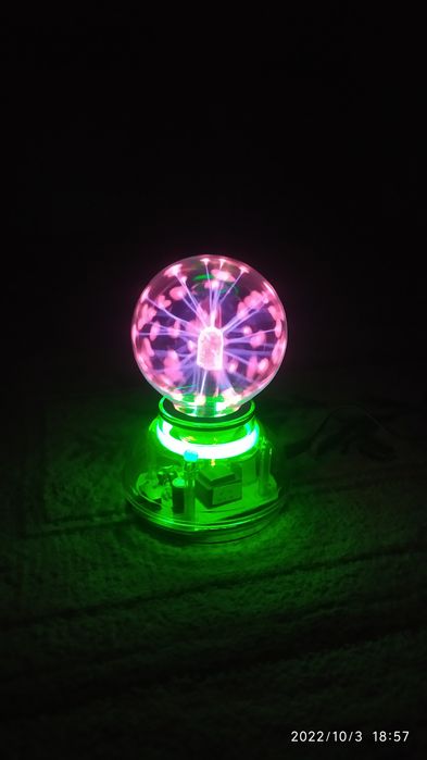 Шарик тесла,магический шар,плазменный шар, магия шар