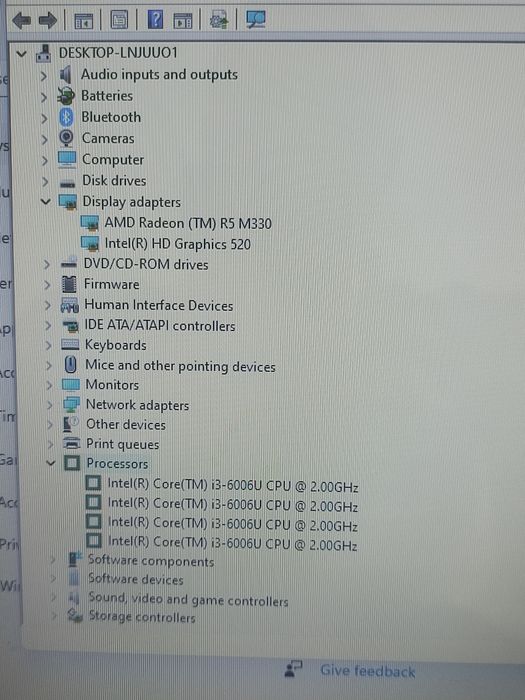 Laptop Gaming HP 15 - i3-6006u/ 12gb ddr4/ SSD/ Video R5-M330