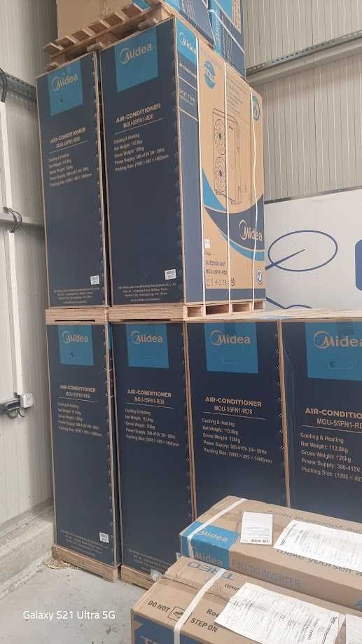Колонен Midea MFGA-55FN1RD0/MOU55FN1RD0,3PH , 60000 охл