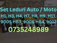 Becuri Auto Leduri H1/H3/H4/H7/H8/H9/H11/HB3 9005/HB4 9006/9012 HIR2