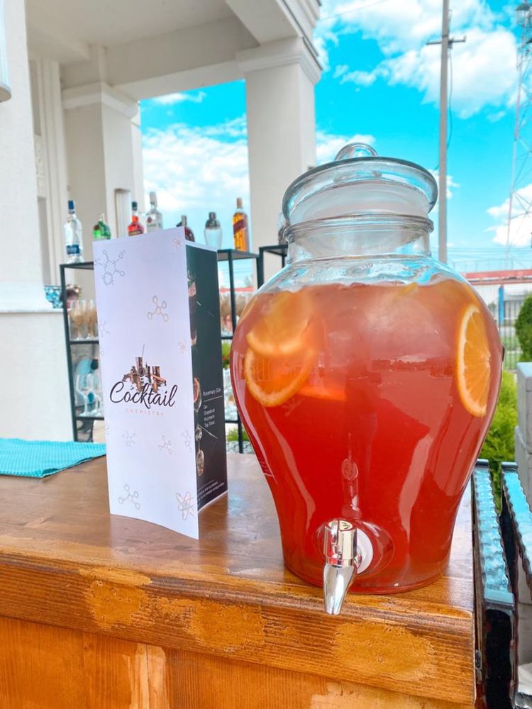 Bar Mobil, Panou pahare cu șampanie, tort cu shoturi, Bike Lemonade.