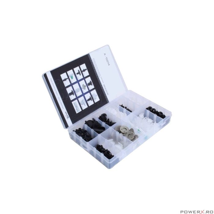 Set cleme auto, bumbi, clipsuri fixare plastice auto, compatibile cu